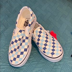 COPY - Checkerboard slip on vans